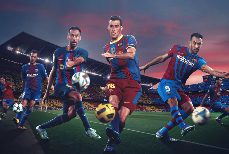 Sergio Busquets con Barcelona