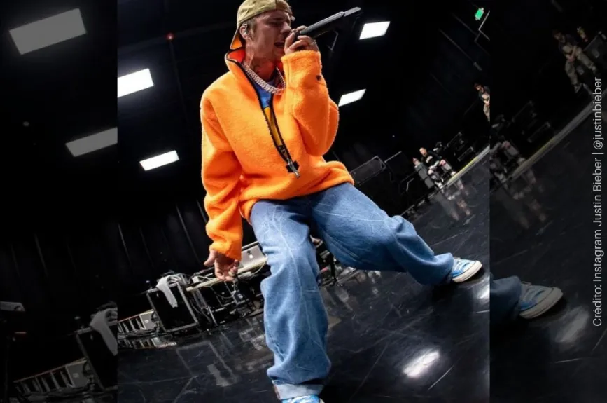 Justin Bieber antes del concierto.jpg