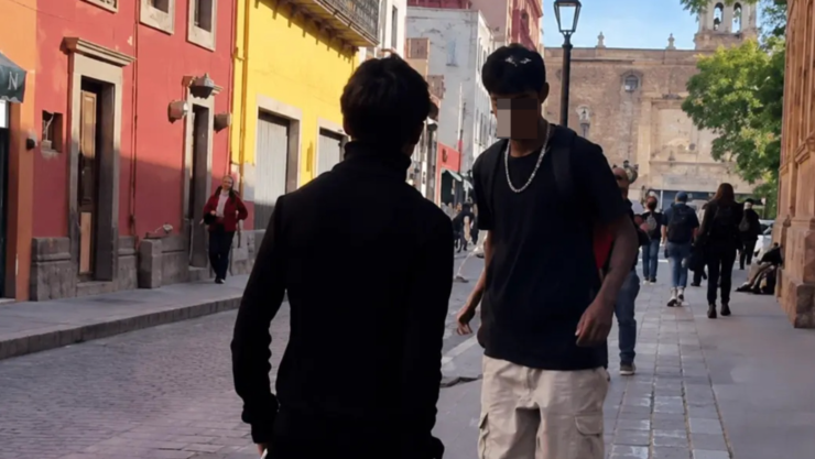 Riña deja a un joven herido en centro de San Luis Potosí