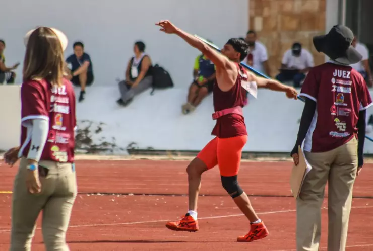 Edson Arce consiguió su segundo oro en lanzamiento de jabalina de los Paranacionales CONADE 2023
