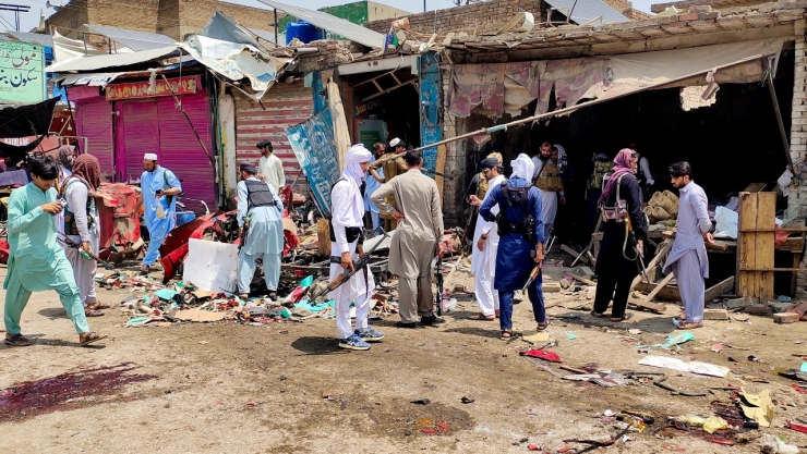 Explosión de bomba en mercado de Pakistán