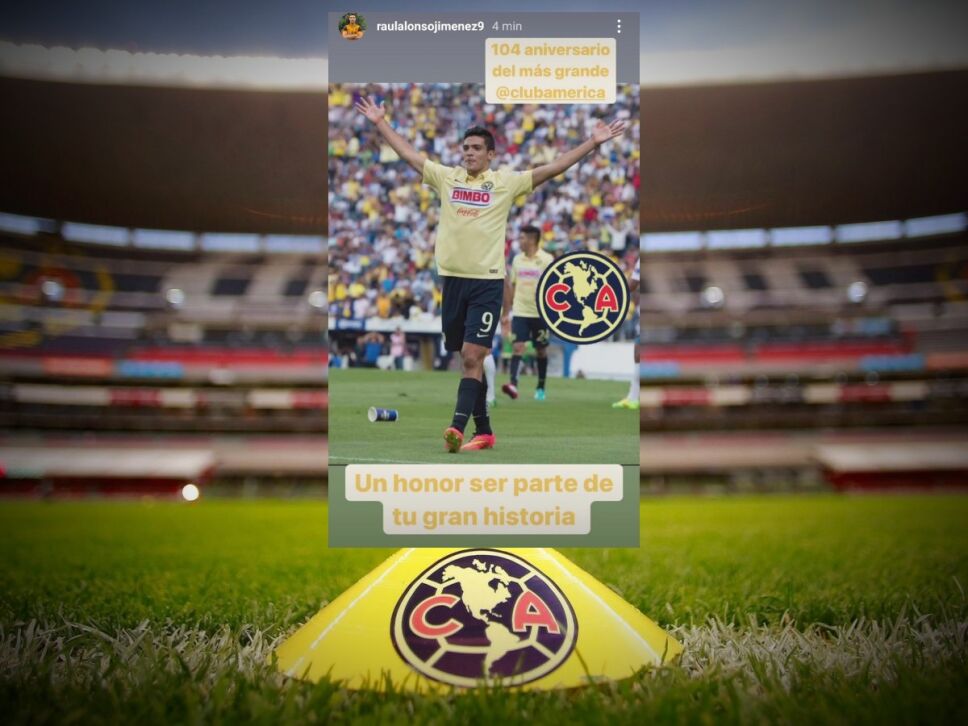Raúl Jiménez América aniversario