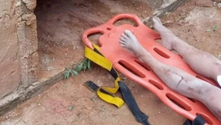 mujer enterrada viva brasil