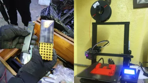 En Baja California, capturan a fabricante de armas con impresoras 3D que operaba en Tecate