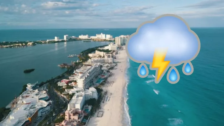 Esta es la hora EXACTA en la que lloverá en Cancún HOY 23 de octubre de 2025