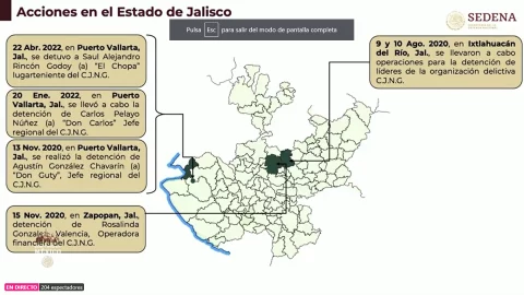 informe seguridad hechos violetos jalisco