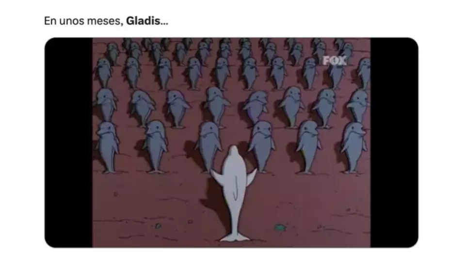 ¿Cómo se vería en cártel de la orca Gladis en unos meses?