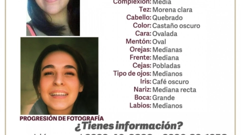 Paulina Camargo Limón desapareció en Puebla estando embarazada.