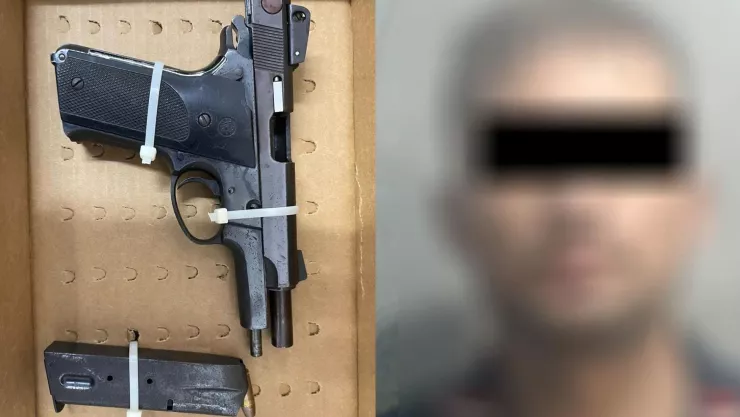 Detienen a hombre armado en Alturas del Sur, Culiacán