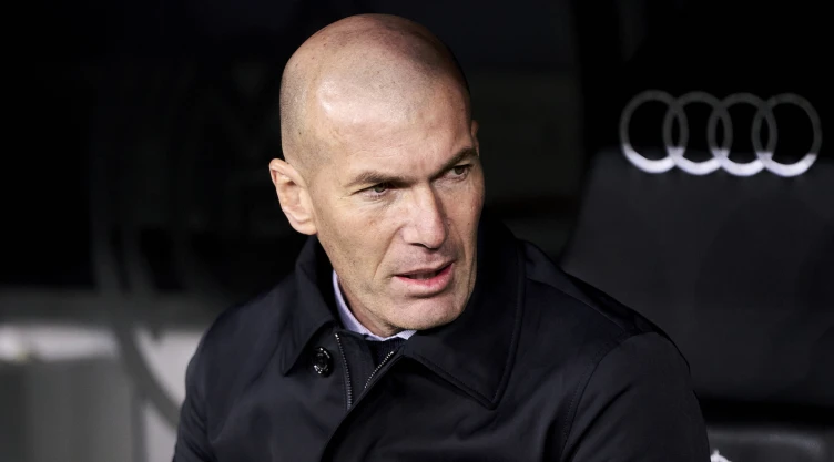 Zinedine Zidane en su etapa como técnico del Real Madrid