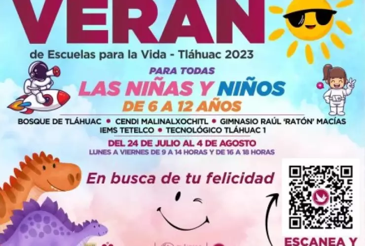 Curso de verano en Tlahuac 2023