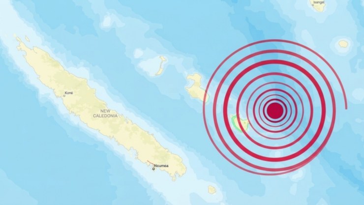 Sismo de magnitud 6.6 en Nueva Caledonia 25 de septiembre