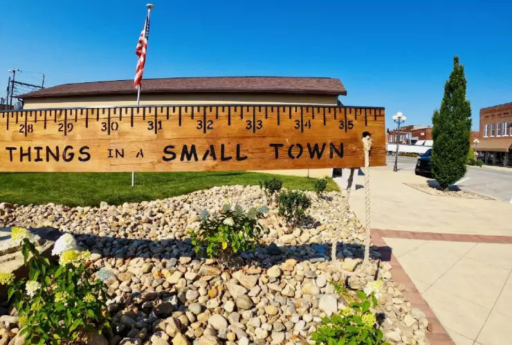 la encantadora entrada de Casey en Illinois