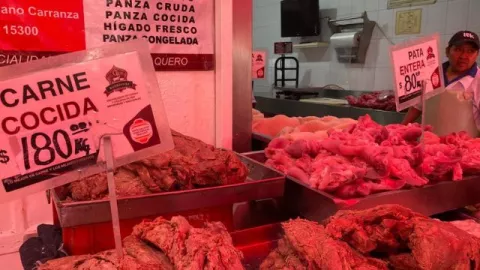 ¿Cuál es el precio de la carne de res en el Rastro de Canal del Norte?