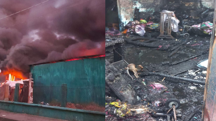 Incendio en Tuxtepec Oaxaca