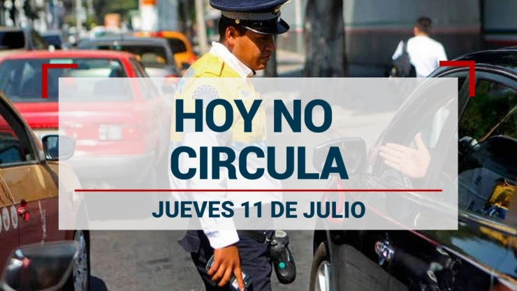 ¿Te preocupan las lluvias y el Hoy No Circula? Así funciona el calendario este 11 de julio