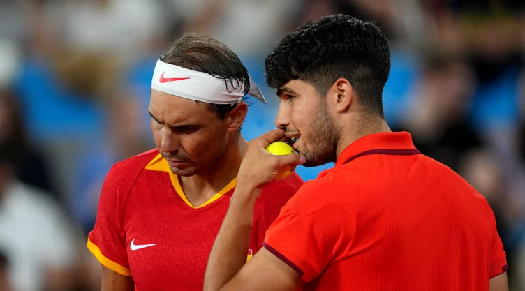 Carlos Alcaraz y Rafael Nadal