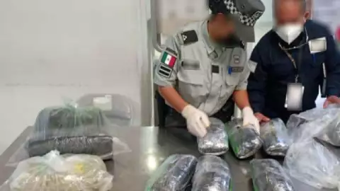Detienen a pasajero en el Aeropuerto de Cancún por transportar droga?
