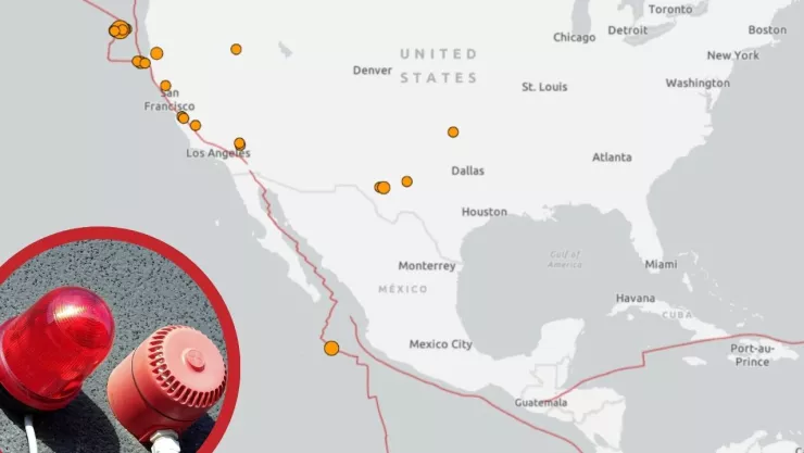 California en alerta: 10 sismos en 24 horas sacuden la Falla de San Andrés