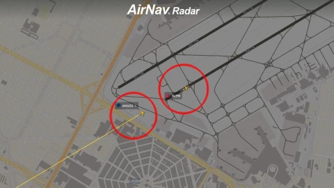 Investigan incidente entre dos aviones en el AICM; estuvieron a punto de chocar