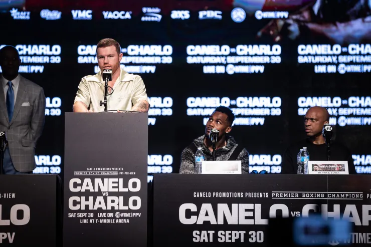 Canelo Charlo conferencia de prensa Nueva York pelea