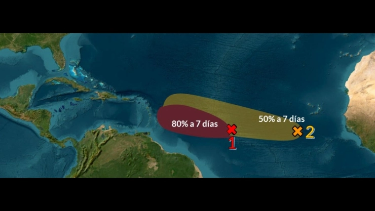 Ciclón podría formarse en las siguientes 24 horas sobre el Atlántico; ¿A cuántos KM está de Yucatán?
