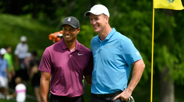 Tiger Woods y Peyton Manning se enfrentarán a Phil Mickelson y Tom Brady