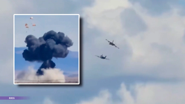 Chocan aviones video