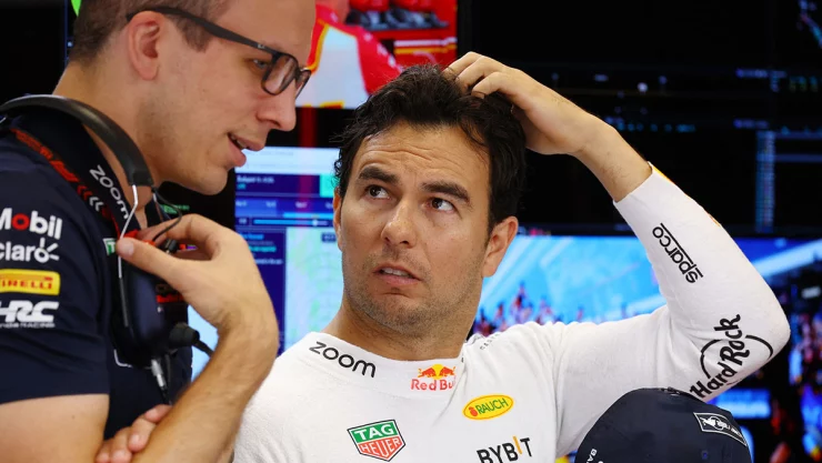 Checo Pérez en el GP de Hungría