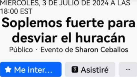 Crean evento en Facebook para soplar y desviar al huracán Beryl en Playa del Carmen