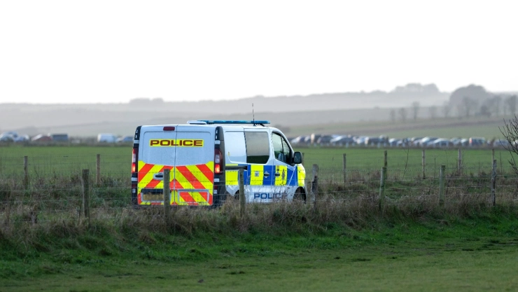 Camioneta de la poliçia de Inglaterra.