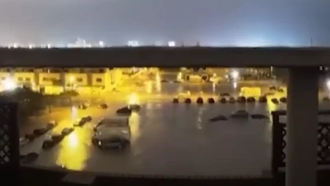 Valencia inundada por el paso de la Dana