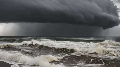 Tormenta Tropical Alberto impactó la costa de Tamaulipas