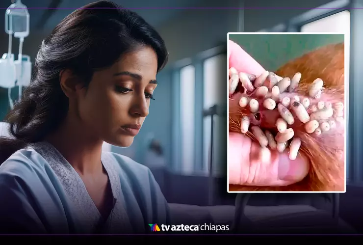 Mujer muere por Gusano Barrenador ¡Tenía larvas en una herida en la boca!