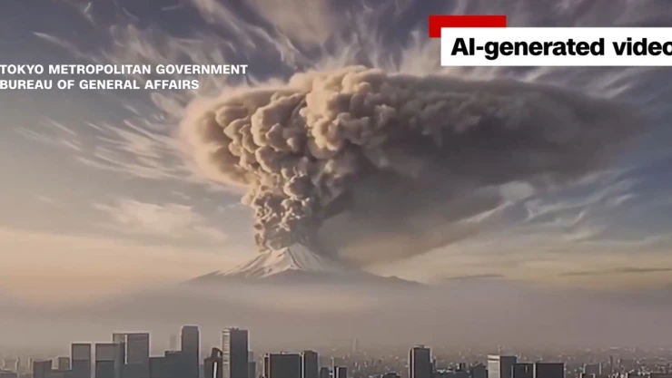 Alerta en Japón: Inteligencia Artificial revela el catastrófico impacto de una erupción del Monte Fuji