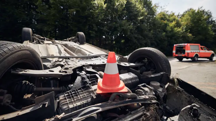 volcadura en la carretera a Aldama