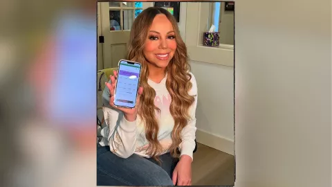 Mariah Carey Pasó de Morticia Addams a reina de la Navidad