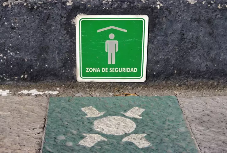 zona de seguridad ante un sismo