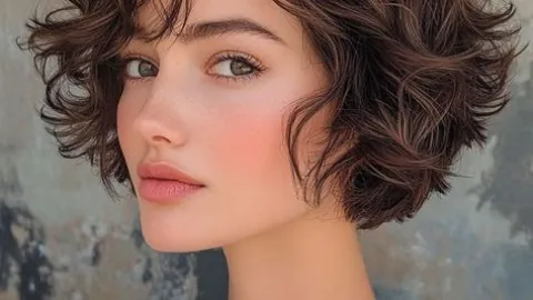 Las ondas pueden dar un look más casual y estilizado a un french bob