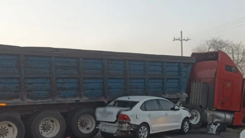 Accidente vial en la carretera Toluca-Atlacomulco