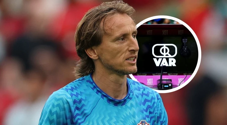 Luka Modric explota en contra del VAR
