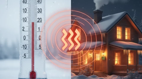 bajas temperaturas dentro del hogar