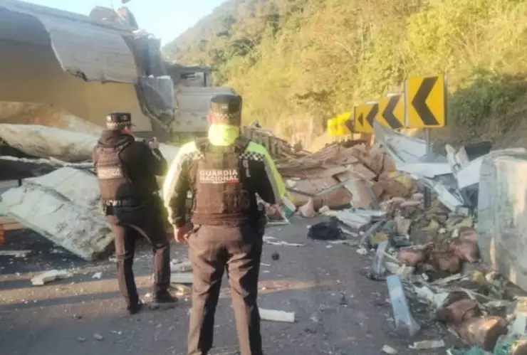 accidente autopista méxico-tuxpan hoy