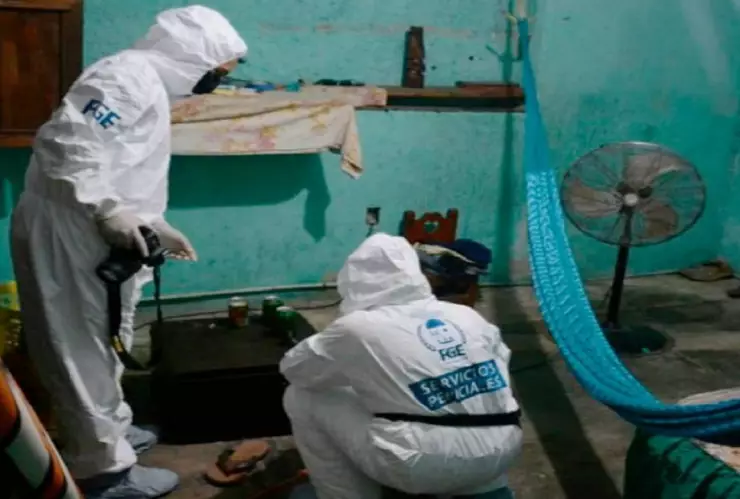 Toman evidencias del domicilio donde se encontraban las menores