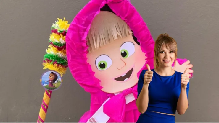 5 diseños de piñatas caseras de Masha y el Oso, ideales para los cumpleaños infantiles
