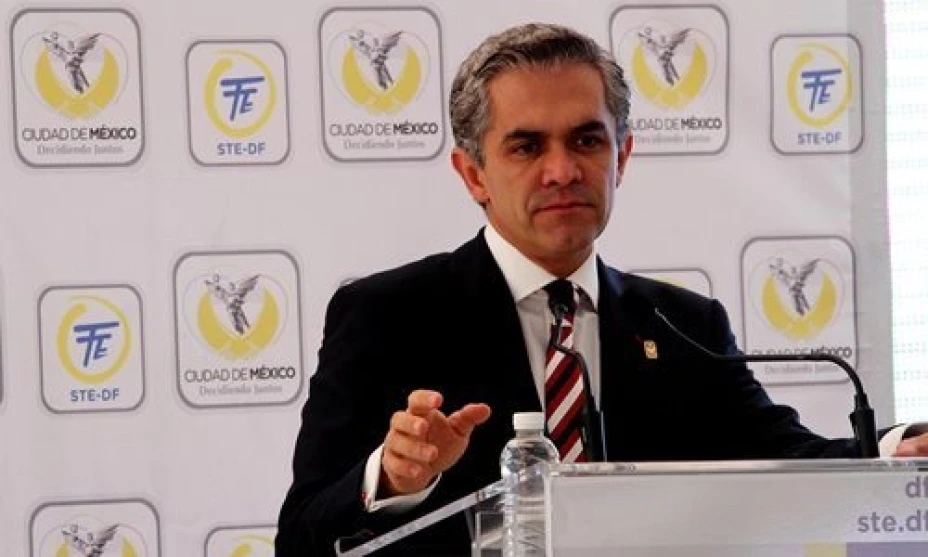 Miguel Ángel Mancera, jefe de Gobierno del DF