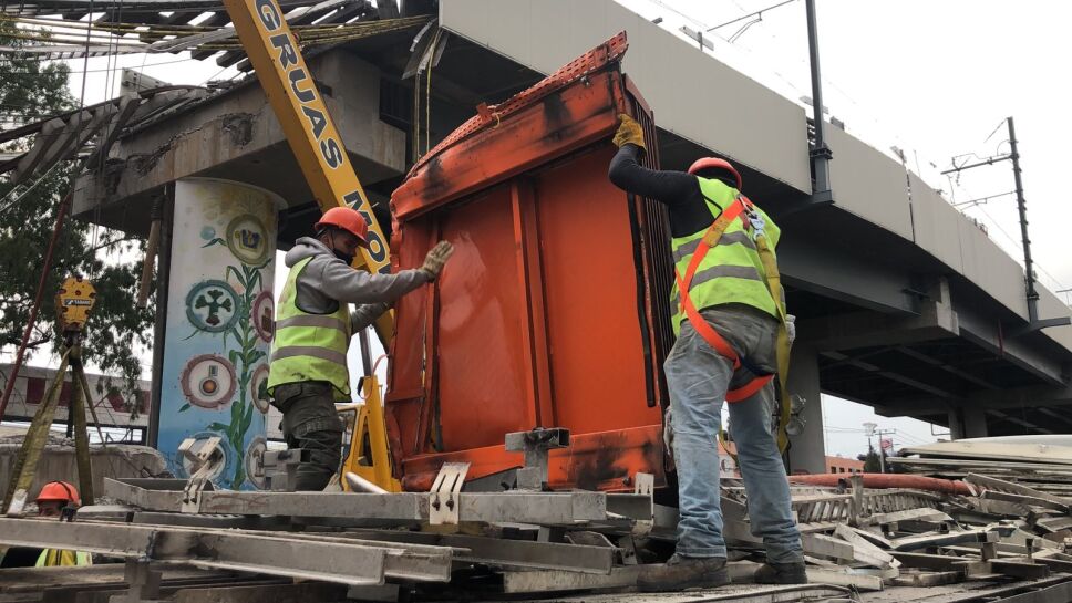 Remoción de escombros metro