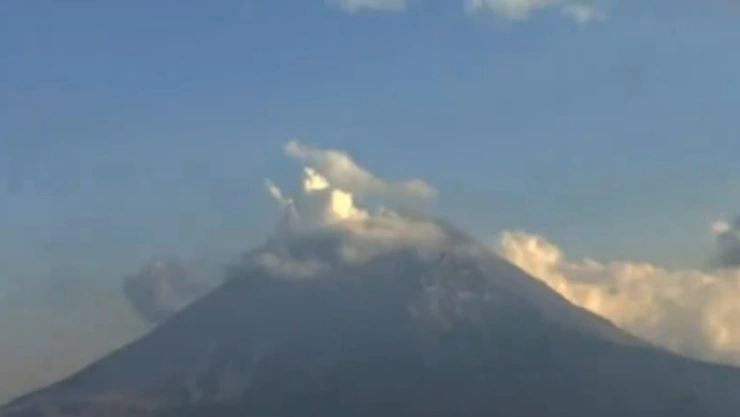 volcán Popocatépetl hoy viernes 28 de febrero de 2025