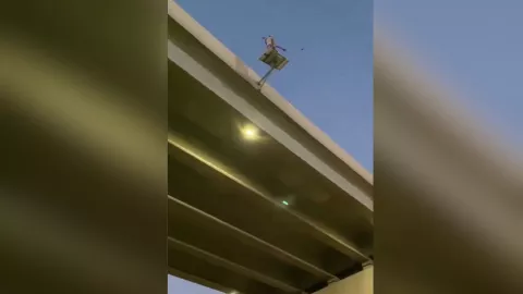 influencer Paraguay cae puente