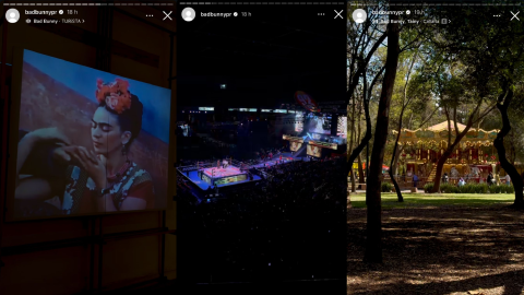 Bad Bunny historias IG
